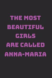 Anna-Maria Girl Woman Notebook