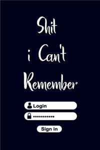 Shit i Can't Remember