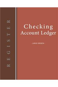 Checking account ledger - Large version