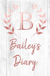 Bailey's Diary