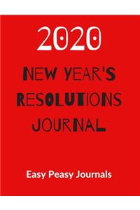 2020 New Year's Resolutions Journal
