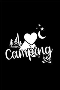 Camping: 100 Pages 6'' x 9'' Lined Writing Paper - Best Gift For Campers & Hikers