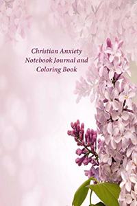 Christian Anxiety Notebook Journal and Coloring Book