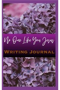 No One Like You Jesus Writing Journal