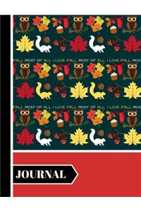 I Love Fall Most of All (JOURNAL)