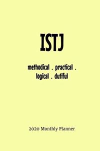 ISTJ Monthly Planner