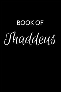 Thaddeus Journal