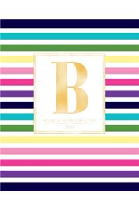 Weekly & Monthly Planner 2020 B