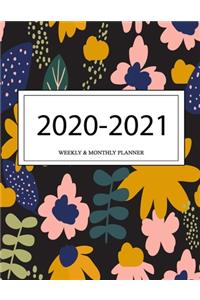 2020 - 2021 Weekly And Monthly Planner