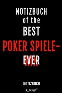 Notizbuch für Poker Spielerin