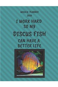 Discus Fish Weekly Planner 2020
