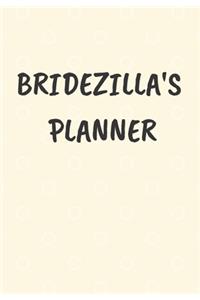 Bridezilla's Planner