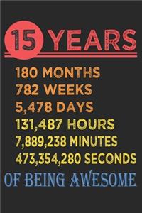 15 Years Of Being Awesome