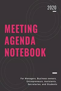 Meeting Agenda Notebook