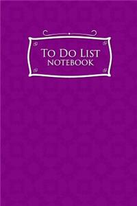 To Do List Notebook