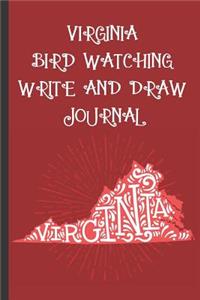 Virginia Bird Watching Write and Draw Journal