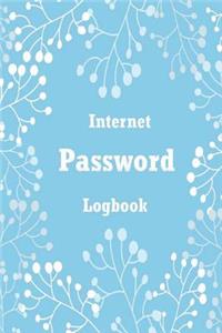 Internet Password Logbook