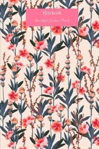 Notebook Beautiful Garden Floral