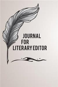 Journal For Literary Editor