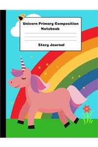 Unicorn Primary Composition Notebook Story Journal