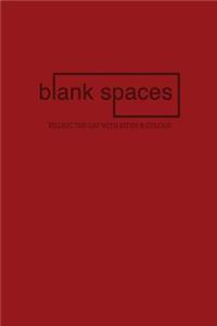 Blank Spaces Notebook (RED)