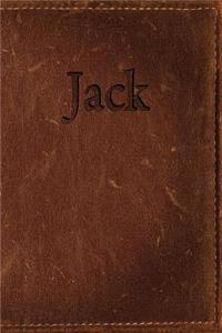 Jack: Simulated Leather Writing Journal