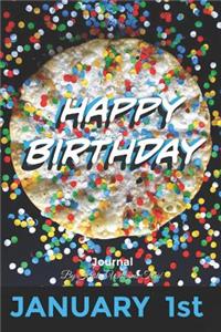 Happy Birthday Journal January 1st