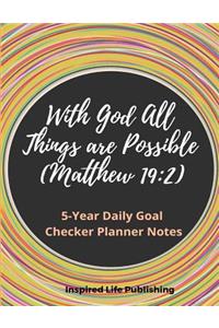 With God All Things Are Possible (Matthew 19