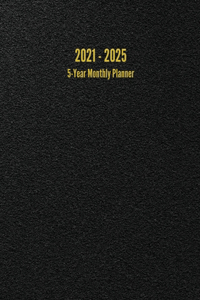 2021 - 2025 5-Year Monthly Planner