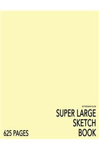 Buttercream Yellow Super Large Sketchbook