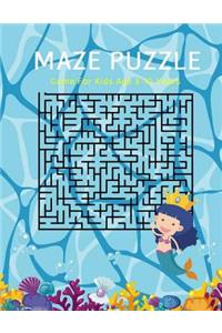 Maze Puzzle Game For Kids Age 8-10 Years