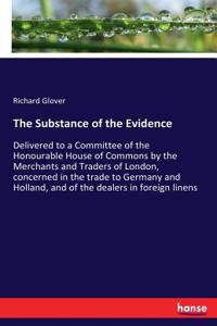 Substance of the Evidence: Delivered to a Committee of the Honourable House of Commons by the Merchants and Traders of London, concerned in the trade to Germany and Holland, a