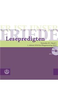 Er Ist Unser Friede. Lesepredigten Textreihe III/Bd. 1 - Broschur + CD