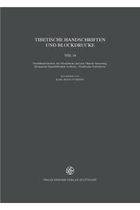 Tibetische Handschriften Und Blockdrucke