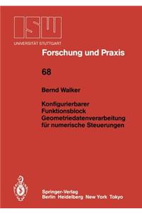 Konfigurierbarer Funktionsblock Geometriedatenverarbeitung für numerische Steuerungen