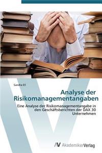 Analyse der Risikomanagementangaben