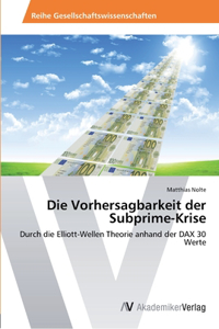 Vorhersagbarkeit der Subprime-Krise