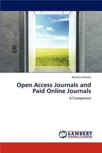 Open Access Journals and Paid Online Journals