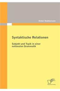 Syntaktische Relationen