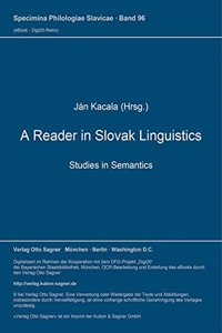 A Reader in Slovak Linguistics