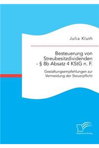Besteuerung von Streubesitzdividenden - § 8b Absatz 4 KStG n. F.