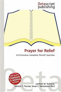 Prayer for Relief