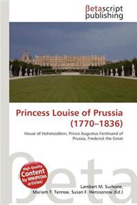 Princess Louise of Prussia (1770-1836)