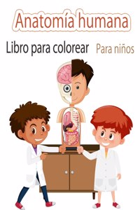 Libro para colorear de anatomía humana para niños