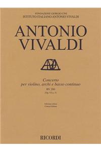 Concerto for Violin, Strings and Basso Continuo - Rv280, Op. 6 No. 5