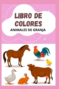 Libro de colores animales de granja