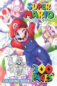 Super Mario Coloring Book 300 Pages