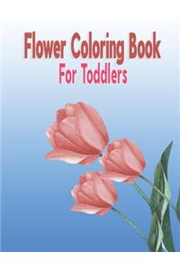 Flower Coloring Book For Toddlers