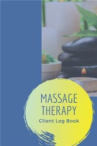 Massage Therapy Client Log Book