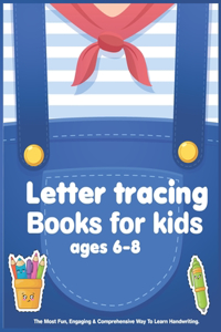 Letter tracing books for kids ages 6-8